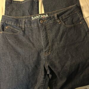 Santana Women’s Boot Cut Jeans in Dark Blue Denim
